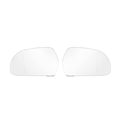 DZSYBUIGB Außenspiegel Verstellbar Für A3 S3 A4 S4 A5 A6 A8/Q3 2009-2012 Beheizte Seite Rückspiegel Glas Heizung Anti-beschlag Abtauung Tür Flügel Spiegel(2Mirror Glass Pair) von DZSYBUIGB