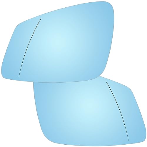 DZSYBUIGB Außenspiegel Verstellbar Für F01 F02 F07 F10 F20 F30 F45 F48 2010-2016 Links Rechts Seite Flügel Spiegel Glas Erhitzt Blau Sphärische Rückspiegel Platte(108M2964-LR) von DZSYBUIGB