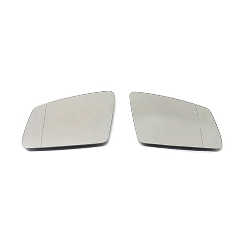 DZSYBUIGB Außenspiegel Verstellbar Links Rechts Weitwinkel Für Mercedes Für Benz A B C Klasse W176 W246 W204 180 200 250 300 Rückspiegel Glas beheizt(Left-Right-White) von DZSYBUIGB
