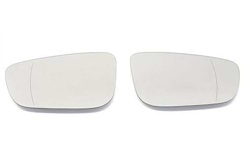 DZSYBUIGB Außenspiegel Verstellbar Rückspiegel Glas Für 5 7 Serie G30 G31 G38 G11 G12 G20 G14 G15 F90 2016-2023 Auto Heizung Seite Flügel Ersatz(Left-Right-White) von DZSYBUIGB