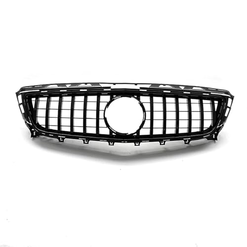 DZSYBUIGB Auto Stoßstangengrill Auto Front Racing Grills Grille Obere Haube Mesh Für Mercedes Für Benz CLS Klasse W218 CLS350 CLS500 2011 2012 2013 2014 Nebelscheinwerfer Gitter(Schwarz) von DZSYBUIGB