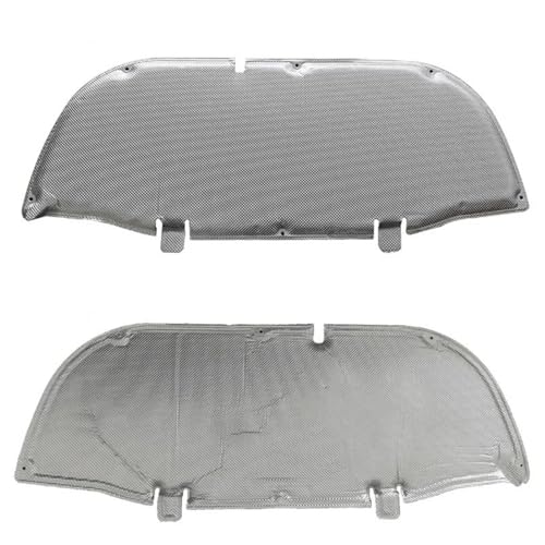 Motorraumdämmung Auto-Front-Motorhaube Wärmedämmung Baumwollpad Aluminiumfolie/Schaumstoffmatte Abdeckung für Toyota für Corolla für Cross 2020-2022 Dämmung Schalldichte Matte(Silber) von DZSYBUIGB