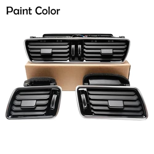 DZSYOHFS Entlüftung Lüftungsdüsengitter Für VW Für Passat Für CC B6 B7 R36 Auto Front Dashboard Klimaanlage Outlet A/C Klimaanlage Vents 3AD819728 3AD819702 3AD819701(Paint 1 Set) von DZSYOHFS