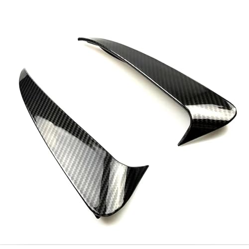 DZSYOHFS Frontspoiler 2 Stück 2015–2019 Für Mercedes Für Benz C Für Coupé C205 AMG Auto Heckspoiler Seitensplitter Canard Dekoration Abdeckung Trim Von ABS Front Spoiler Lippe(Kohlenstoff-Look) von DZSYOHFS