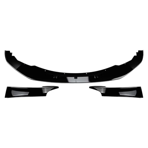 DZSYOHFS Frontspoiler 2012-2014 Für 1 Serie F20 F21 Canard Abdeckung Trim Splitter Front Stoßstange Lip Spoiler Glanz Schwarz Carbon Faser Front Spoiler Lippe(1 Set Gloss Black) von DZSYOHFS