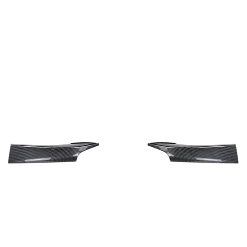 DZSYOHFS Frontspoiler 2012-2014 Für 1 Serie F20 F21 Canard Abdeckung Trim Splitter Front Stoßstange Lip Spoiler Glanz Schwarz Carbon Faser Front Spoiler Lippe(Kohlenstoff-Look) von DZSYOHFS