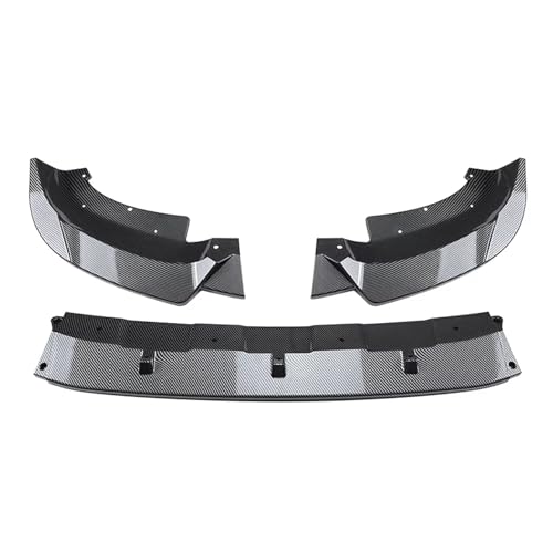 DZSYOHFS Frontspoiler 2018-2021 Für X3 G01 Pre-LCI Front Stoßstange Separator Lip Spoiler Splitter Glanz Schwarz Carbon Faser Front Spoiler Lippe(Kohlenstoff-Look) von DZSYOHFS