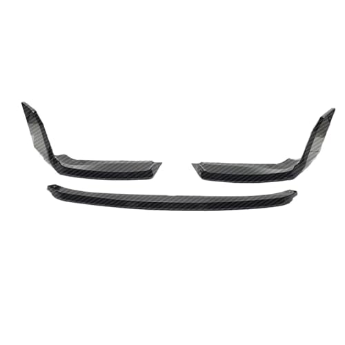 DZSYOHFS Frontspoiler 2023 Bis Up Für 2 Serie Für M2 G87 Auto Front Stoßstange Lip Spoiler Splitter Diffusor Schutz Trim Glänzend Schwarz Carbon Faser Look Front Spoiler Lippe(Carbon Stil) von DZSYOHFS