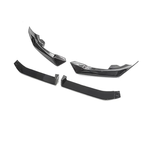 DZSYOHFS Frontspoiler 4Pcs Für X5 G05 X6 G06 23+ LCI 30d 40i Für M60i ABS Frontschürze Lip Spoiler Glänzend Schwarz Carbon Look Front Spoiler Lippe(Glänzend schwarz) von DZSYOHFS