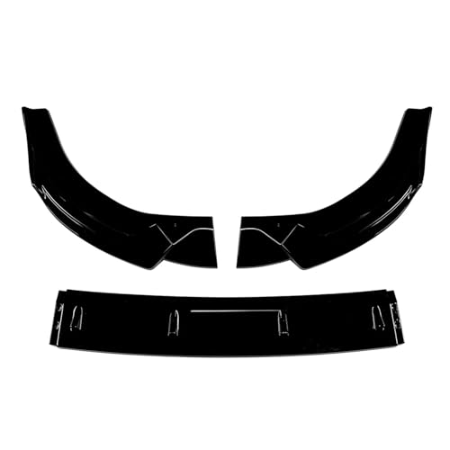 DZSYOHFS Frontspoiler Frontstoßstangen-Schaufel Frontspoilerlippe Außenmodifikation Glänzend Schwarz Karosserie-Kit Für A6 C8 Sline 2018–2025 Front Spoiler Lippe von DZSYOHFS