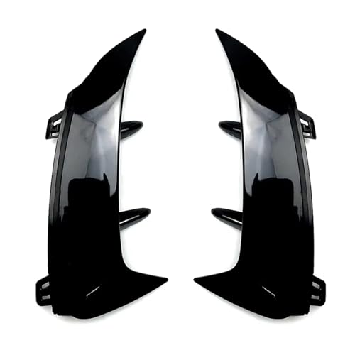 DZSYOHFS Frontspoiler Für Benz Für A-Klasse W177 Limousine A180 A200 A220 A250 A35 Hintere Entlüftungsleiste Stoßstangenleiste Lip Side Canards Fin Splitter Front Spoiler Lippe(Schwarz glänzend) von DZSYOHFS