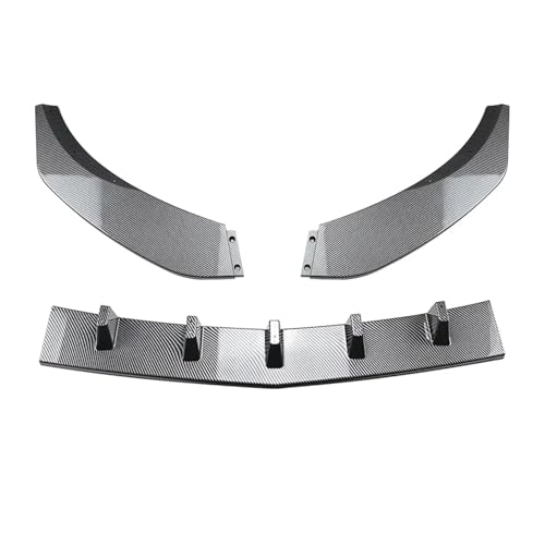 DZSYOHFS Frontspoiler Für Mercedes Für Benz Für CLA-Klasse C117 CLA200 CLA220 CLA250 CLA45 AMG 2015 2016 2017 2018 Frontschürze Lip Splitter Spoiler Diffusor Front Spoiler Lippe(Kohlenstoff-Look) von DZSYOHFS