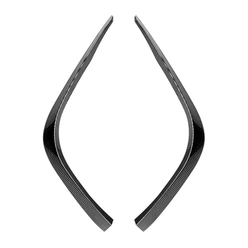 DZSYOHFS Frontspoiler Für Toyota Für Camry 8. Generation 2018-2020 ABS Frontstoßstange Splitter Lip Light Frames Abdeckung Diffusor Aufkleber Sport Body Kit Front Spoiler Lippe(Kohlenstoff-Look) von DZSYOHFS