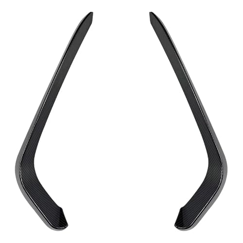 DZSYOHFS Frontspoiler Für VW Für Passat B8 2016-2019 Frontstoßstange Spoilerlippe Unterer Kühlergrill Nebelscheinwerfer Licht Autoaufkleber Glanzschwarz Front Spoiler Lippe(Kohlenstoff-Look) von DZSYOHFS