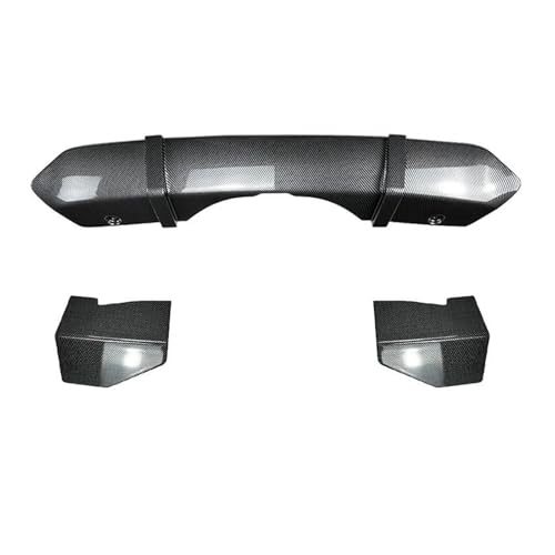 DZSYOHFS Frontspoiler Für X5 F15 Für M-Tech Für MP 2014-2018 Heckstoßstangenlippendiffusor Spoiler Seitensplitterabdeckung ABS Glanz Schwarz Carbon Look Front Spoiler Lippe(Kohlenstoff-Look) von DZSYOHFS