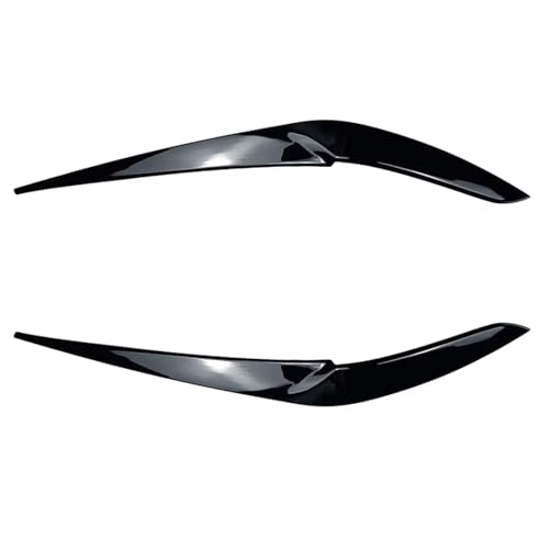 DZSYOHFS Frontspoiler Scheinwerfer Augenbrauen Augenlid Wimpern Kopf Licht Lampe 2018 Zu Up Für X5 G05 X6 G06 30i 30d 35i 35d 40i 40d 45e Für M50i Für M50d Front Spoiler Lippe(Schwarz glänzend) von DZSYOHFS