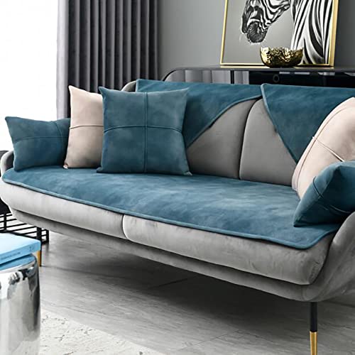 DZWAZD Sofabezug 1 2 3 4 sitzer,Chenille sofabezug l Form Sofa überzug ecksofa rutschfest Sofa Überwurf,sofaüberwurf l Form,Einfarbig Couch überzug,sofaschoner von DZWAZD