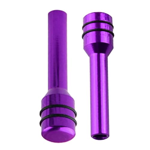 Autoinnenraum Kompatibel Mit Chevrolet Für Captiva Für Cruz Für Niva 2 Stück Autotürverriegelungsknopf Türlift-Taste Sicherungsstifte Schraube Knopfstift(Purple) von DZWDY