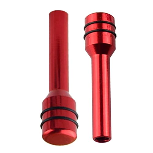 Autoinnenraum Kompatibel Mit Chevrolet Für Captiva Für Cruz Für Niva 2 Stück Autotürverriegelungsknopf Türlift-Taste Sicherungsstifte Schraube Knopfstift(Red) von DZWDY