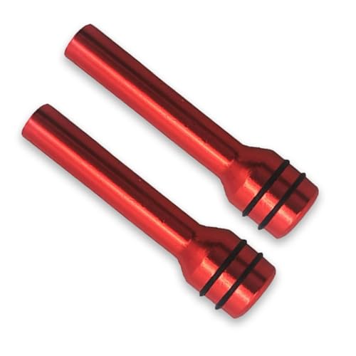 Autoinnenraum Kompatibel Mit Für M5 E46 E39 E90 E60 E36 F30 F10 E34 X5 E53 E30 F20 E92 E87 M3 M4 2 Stück Autotürverriegelungsstifte Schraube Knopfknopf(Red) von DZWDY