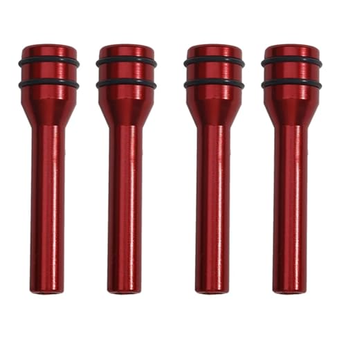 Autoinnenraum Kompatibel Mit Vw Für J&etta MK5 Für Passat B6 Für CC Autotürverriegelungsknopf Türlift-Taste Sicherungsstifte Schraube Knopfstift(Red) von DZWDY