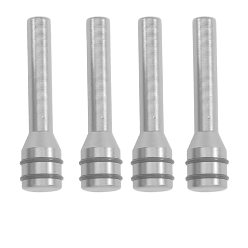 Autoinnenraum Kompatibel Mit Vw Für J&etta MK5 Für Passat B6 Für CC Autotürverriegelungsknopf Türlift-Taste Sicherungsstifte Schraube Knopfstift(Silver) von DZWDY