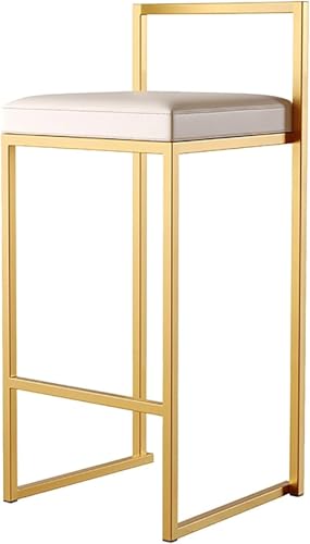 DZYHFCO Barhocker, hoch für Kneipe, Café, Zimmer, Theke, Metall, Fußstütze, PU-Leder, Kissen mit Rückenlehne DZYHFCO Barhocker, hoch für Kneipe, Café, Zimmer, Theke, Metall, Fußstütze, PU-Leder, Kissen mit Rückenlehne von DZYHFCO
