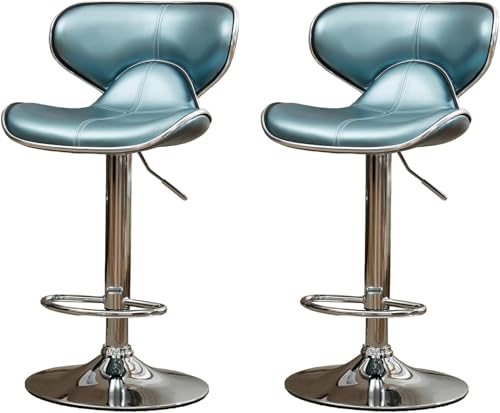DZYHFCO Barhocker Einstellbare Höhe Drehstuhl Einfache Montage Shop Stuhl 360 Grad Drehbare Barhocker Set Von 2 von DZYHFCO