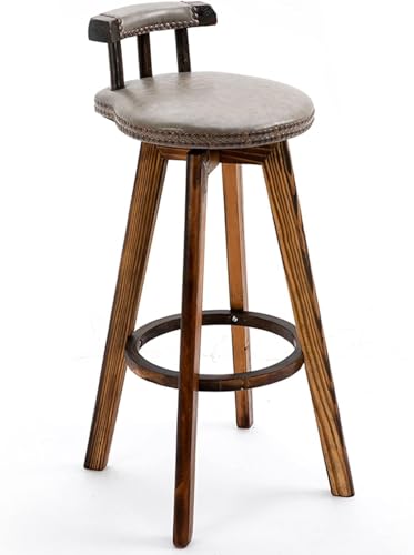 DZYHFCO Barhocker aus Holz, Thekenhöhe, PU-Leder, gepolstert, Küche, Frühstück, Esszimmerstuhl für Esszimmer, Größe M, Sitzhöhe 73 cm DZYHFCO Barhocker aus Holz, Thekenhöhe, PU-Leder, gepolstert, Küche, Frühstück, Esszimmerstuhl für Esszimmer, Größe M, Sitzhöhe 73 cm von DZYHFCO