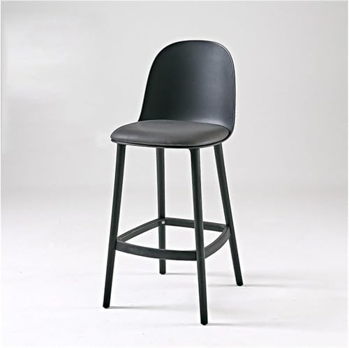 DZYHFCO Barhocker für den Heimgebrauch, hohe Rückenlehne, Thekenstuhl für Kücheninsel, Schwarz DZYHFCO Barhocker für den Heimgebrauch, hohe Rückenlehne, Thekenstuhl für Kücheninsel, Schwarz von DZYHFCO