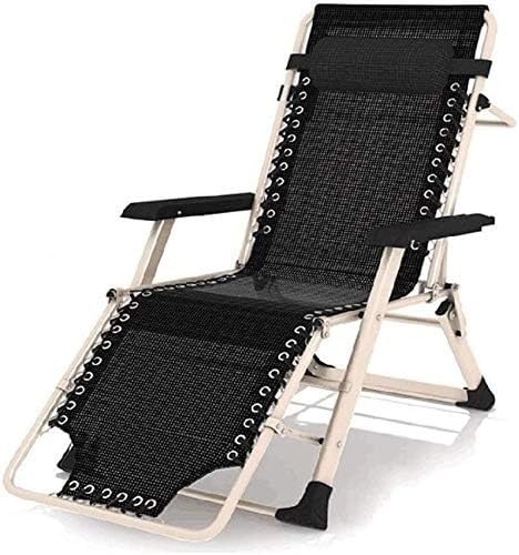 DZYHFCO DUANZEYUQA Leichter Zero Gravity Loungesessel, Liegestuhl für Strand, Sonne, Camping, Garten, Deck, verstellbar, zusammenklappbar (A) von DZYHFCO