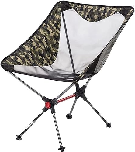 DZYHFCO DUANZEYUQA Ultraleichter faltbarer Campingstuhl für Picknicks, Angelausflüge, langlebig und tragbar, unterstützt bis zu 120 kg von DZYHFCO