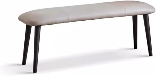 DZYHFCO Luxuriöse Fußbank aus schwarzer Eiche, für Zuhause, Restaurant, weich gepolsterter Hocker mit Schuhwechseloption (A) von DZYHFCO