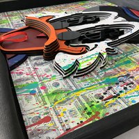 3D Art Scrooge Hölzerne Wandkunst, Ограниченное Коричесво Teil |11/13 von DZconcept