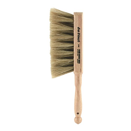 da Vinci Graphic Design Series 2486 Dusting Brush, Brown Horse Hair with Lacquered Wood Handle - Made in Germany von DA VINCI