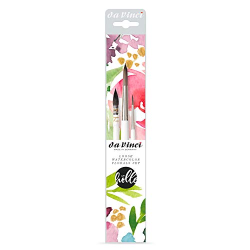 Da Vinci Pinsel Set Loose Watercolor Florals Frau Hölle von DA VINCI