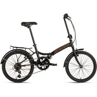 DaCapo Faltrad Foldtech Foldech 20 Zoll Rahmenhöhe 32 cm 6 Gänge schwarz schwarz ca. 20 Zoll von DaCapo