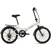 DaCapo Faltrad Foldtech Foldtech 20 Zoll Rahmenhöhe 32 cm 6 Gänge weiß weiß ca. 20 Zoll von DaCapo