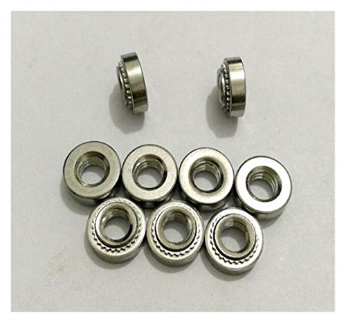 100 stücke M3 M4 M5 M6 PEM Muttern Edelstahl Selbstclinchmuttern Druck Einnietmuttern Einpressmutter Edelstahl 304 DaJiKan (Size : M3 2) von DaJiKan