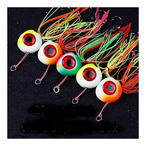 60g 100g 120g 150g 200g Tai Kabura Slider Jig Senkblei Bleistift Jigging Lures Inchiku Tai Rubbers Red Snapper Sea Fishing Baits Boot DaJiKan (Color : Crossover 2) von DaJiKan