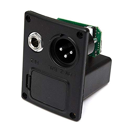 LC-5 5 Bandakustikgitarre Vorverstärker EQ. Equalizer-Pickup-Tuner-System mit Micro-Telefonabholung für Akustikgitarre DaJiKan (Color : LC 5 Battery Box) von DaJiKan