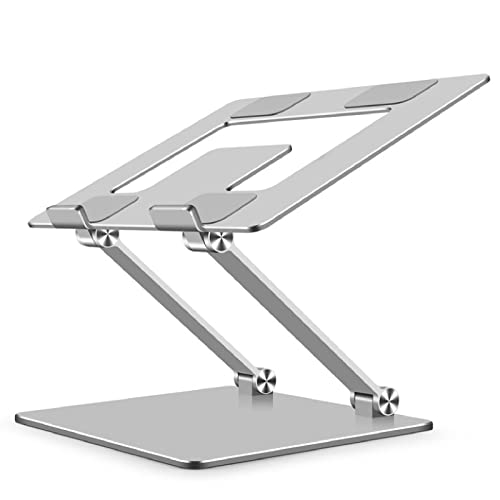 DaMohony Laptop-Ständer für Schreibtisch Klappbar Ergonomischer Laptop-Halter Schnelle Wärmeableitung Notebook Riser Höhe Winkel Einstellbar Laptop-Halter von DaMohony