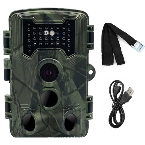Wasserdichte Wildkamera 16MP 1080P HD 120° Weitsicht Infrarot Outdoor Jagdkamera von DaMohony