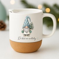 Weihnachtstasse Mit Wichtel Motiv Und Spruch| Du Bist Mir Wichtelig| Keramiktasse Korksockel | Geschenkidee Weihnachten von DaNikoKreativzauber