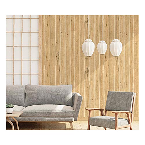 DaPeng Selbstklebende Tapeten,Wasserfest 3D Fototapete Selbstklebend,6m Mustertapete Für Wohnzimmer Schlafzimmer Flur Balkon Küchen (Color : Wood Grain) von DaPeng