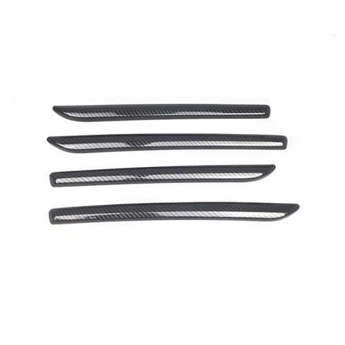 DaSenLa Mittelkonsole Armaturenbrett Zierleisten ABS Auto-Tür-Zierabdeckung Borte Carbon-Faser-Art gepasst for Audi A3 8V 2014-2018 S3 DaSenLa (Color Name : 4 Pieces) von DaSenLa
