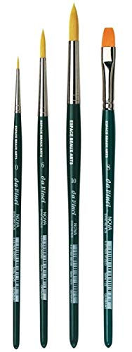 Da Vinci 1570 Serie NO. 0. 6.10- Da Vinci 122 Serie NO .8 Aquarell-Pinsel-4er Set NOVA-Synthetik Made in Germany Da Vinci 1570 Serie NO. 0. 6.10- Da Vinci 122 Serie NO .8 Aquarell-Pinsel-4er Set NOVA-Synthetik Made in Germany von DaVinci ESPACE BEAUX ARTS