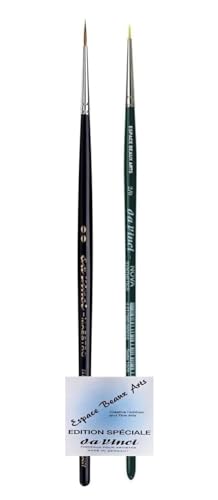 Da Vinci Serie 35 Tobolsky-Kolinsky Sable Wasserfarbe Nummer 0/2 Pinsel, Borsten, rot UND MINI 1570 von DaVinci ESPACE BEAUX ARTS