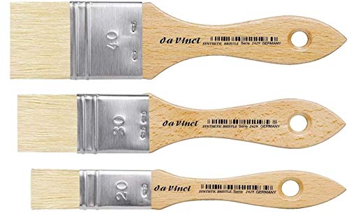 DaVinci ESPACE BEAUX ARTS da Vinci Serie 2470-2429,Breite Pinsel,Hobby Synthetikpinsel, Set 3pcs,flach Size 20mm.30mm.40mm .Made in Germany. DaVinci ESPACE BEAUX ARTS da Vinci Serie 2470-2429,Breite Pinsel,Hobby Synthetikpinsel, Set 3pcs,flach Size 20mm.30mm.40mm .Made in Germany. von DaVinci ESPACE BEAUX ARTS