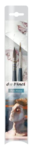 da Vinci & Rabi Alieva Signature Set - 2 Pinsel: Verwaschpinsel No. 2, Linierer No. 6 von da Vinci